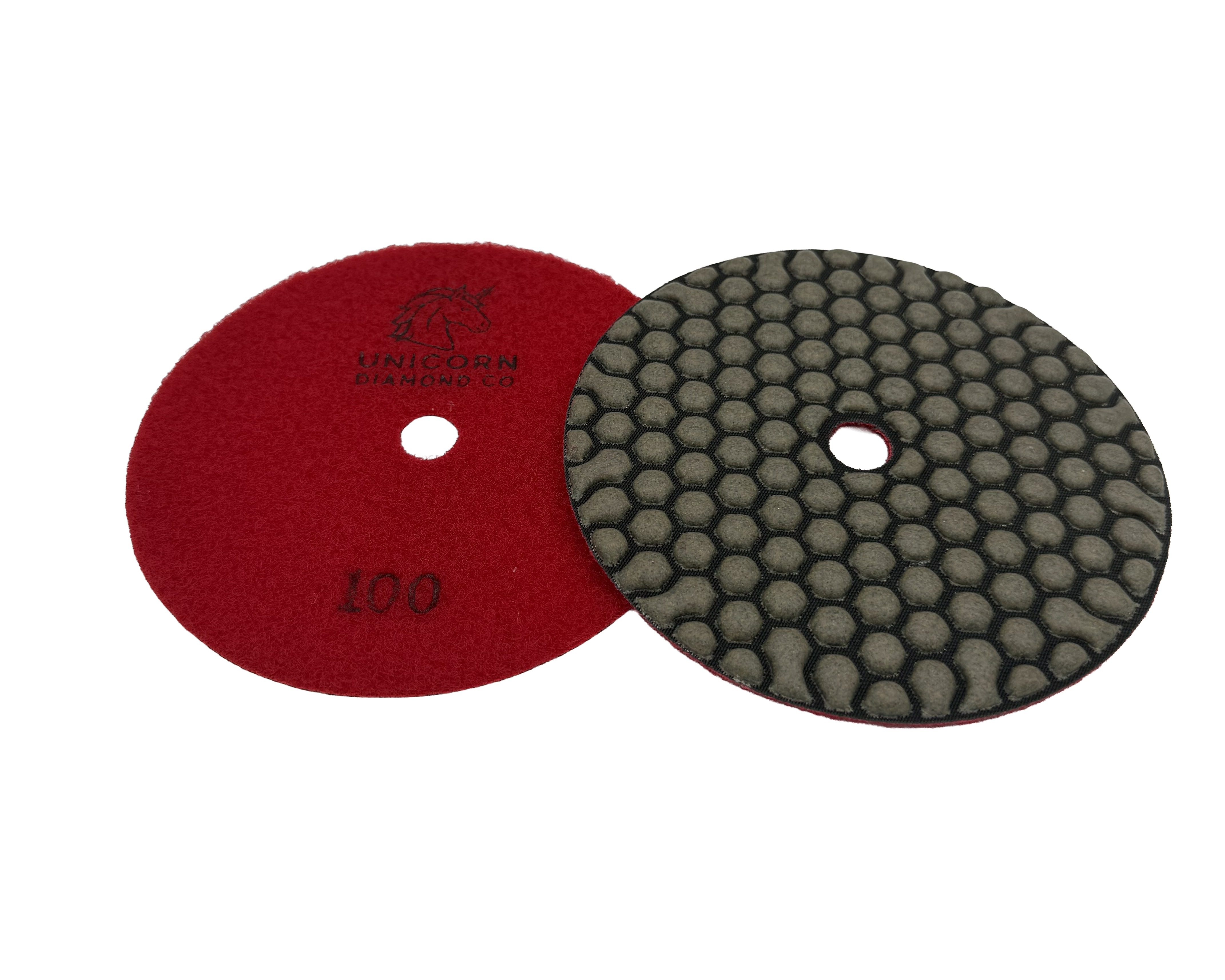Polishing Pad in 100# (5" velcro-backed)