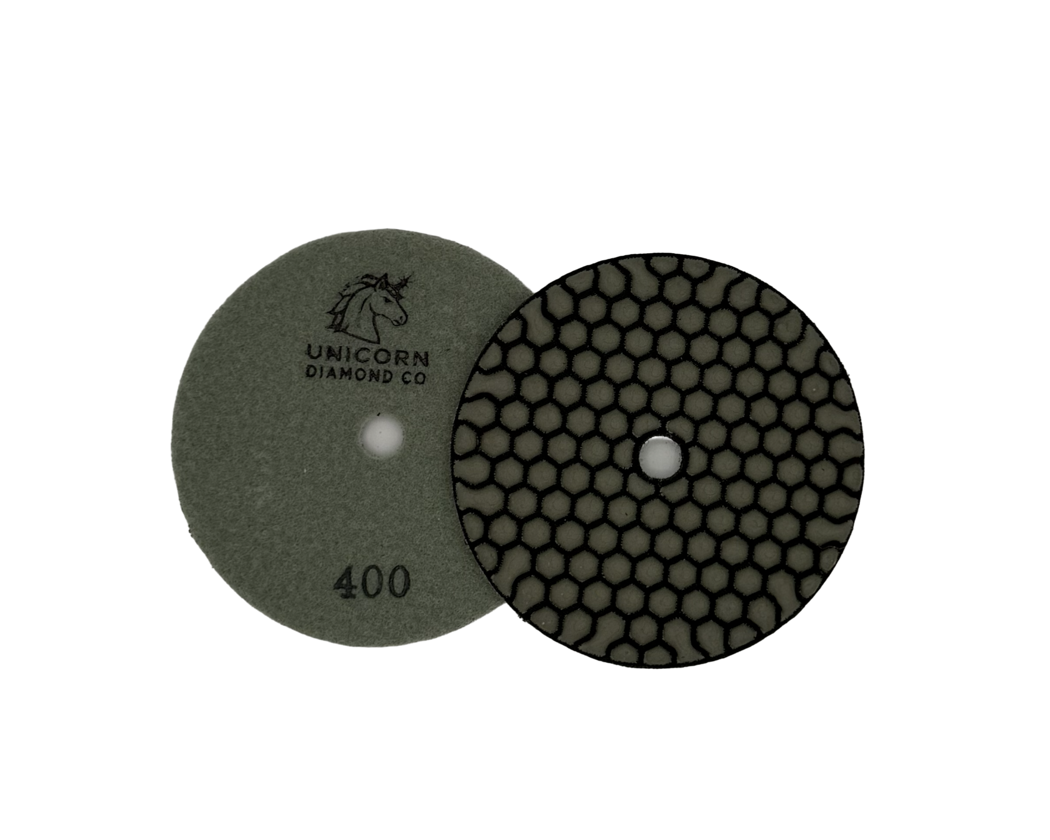 Polishing Pad in 400# (5" velcro-backed)