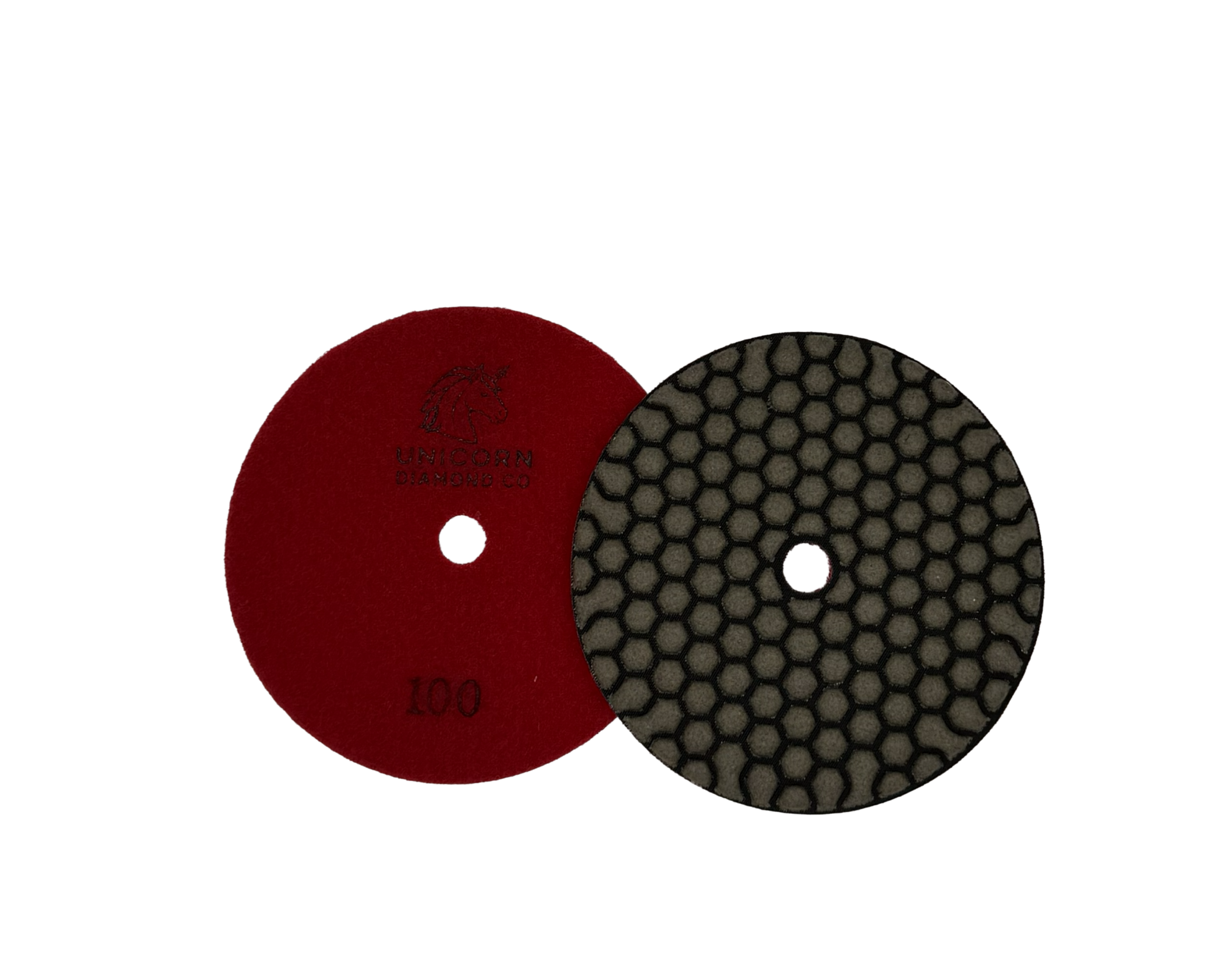 Polishing Pad in 100# (5" velcro-backed)