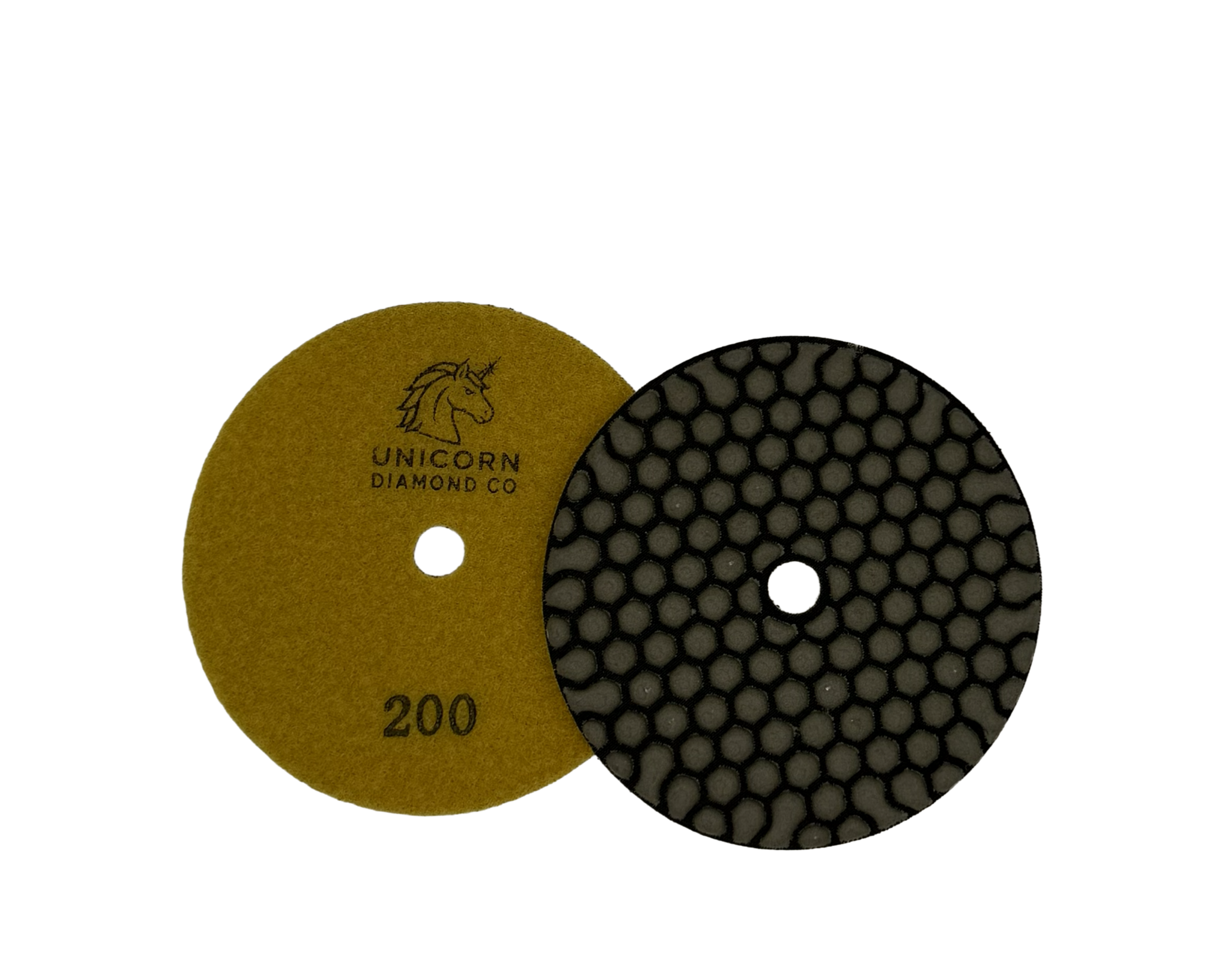 Polishing Pad in 200# (5" velcro-backed)