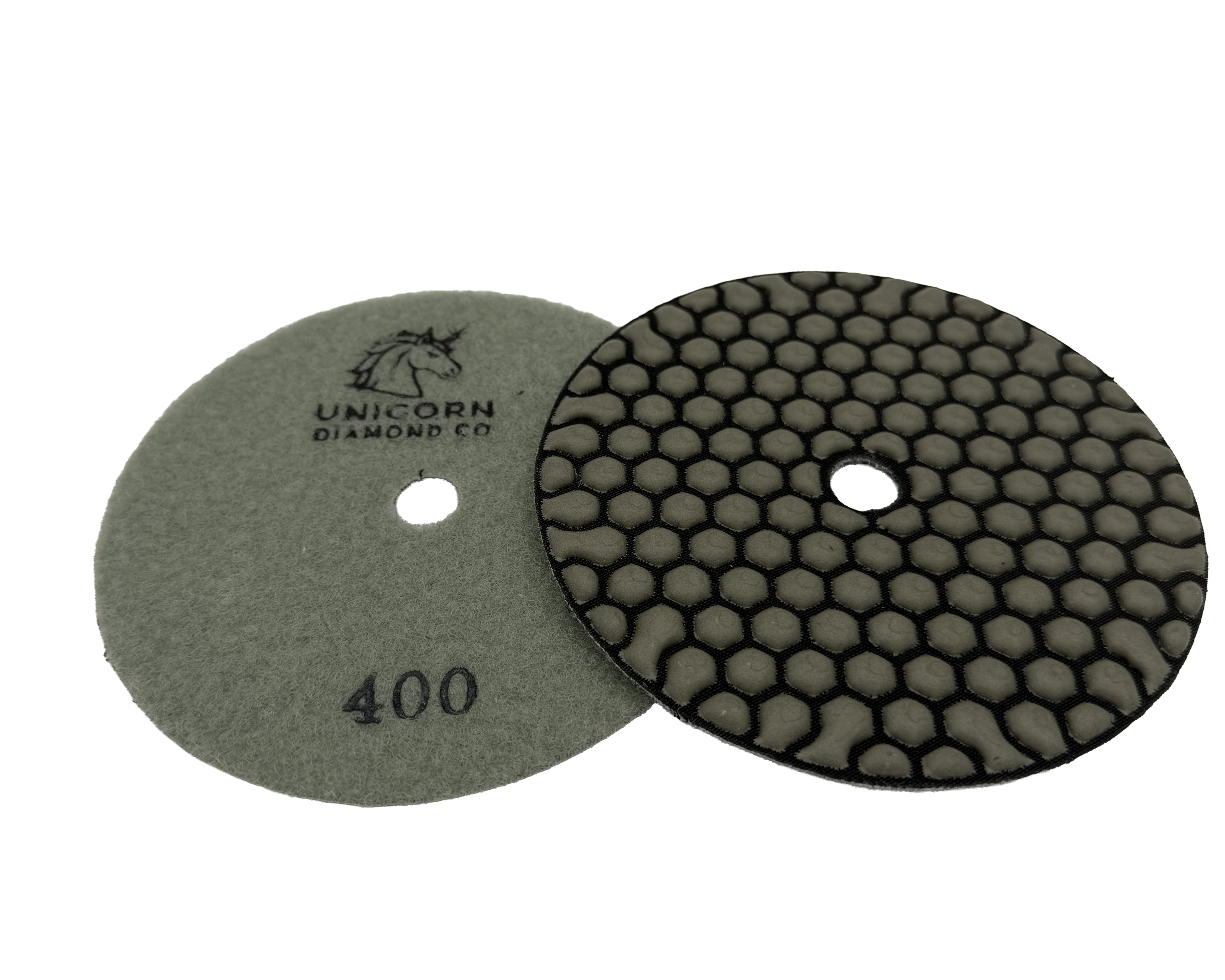 Polishing Pad in 400# (5" velcro-backed)